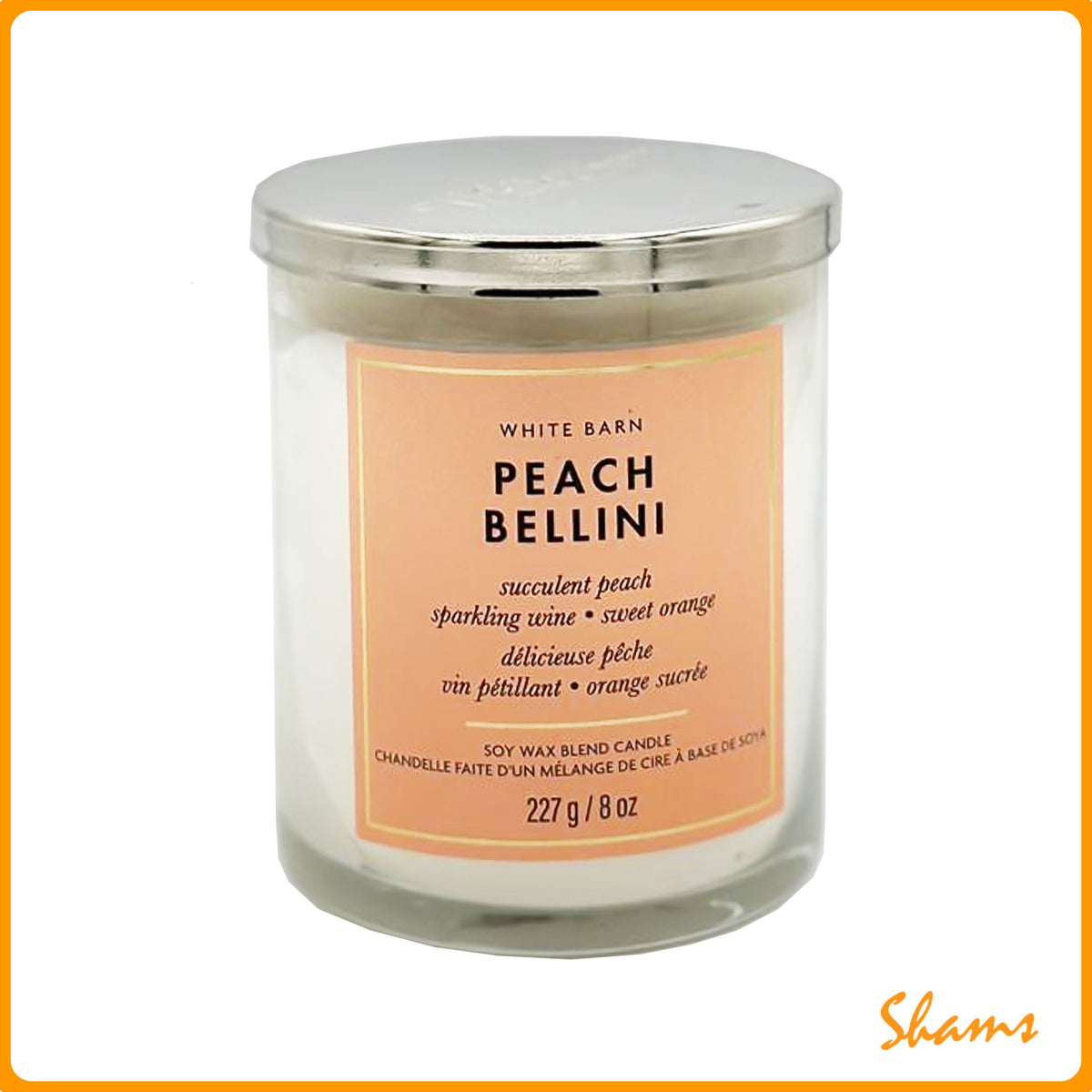 BBW Peach Belloni By Bath & Body Works Scented Candle 277g