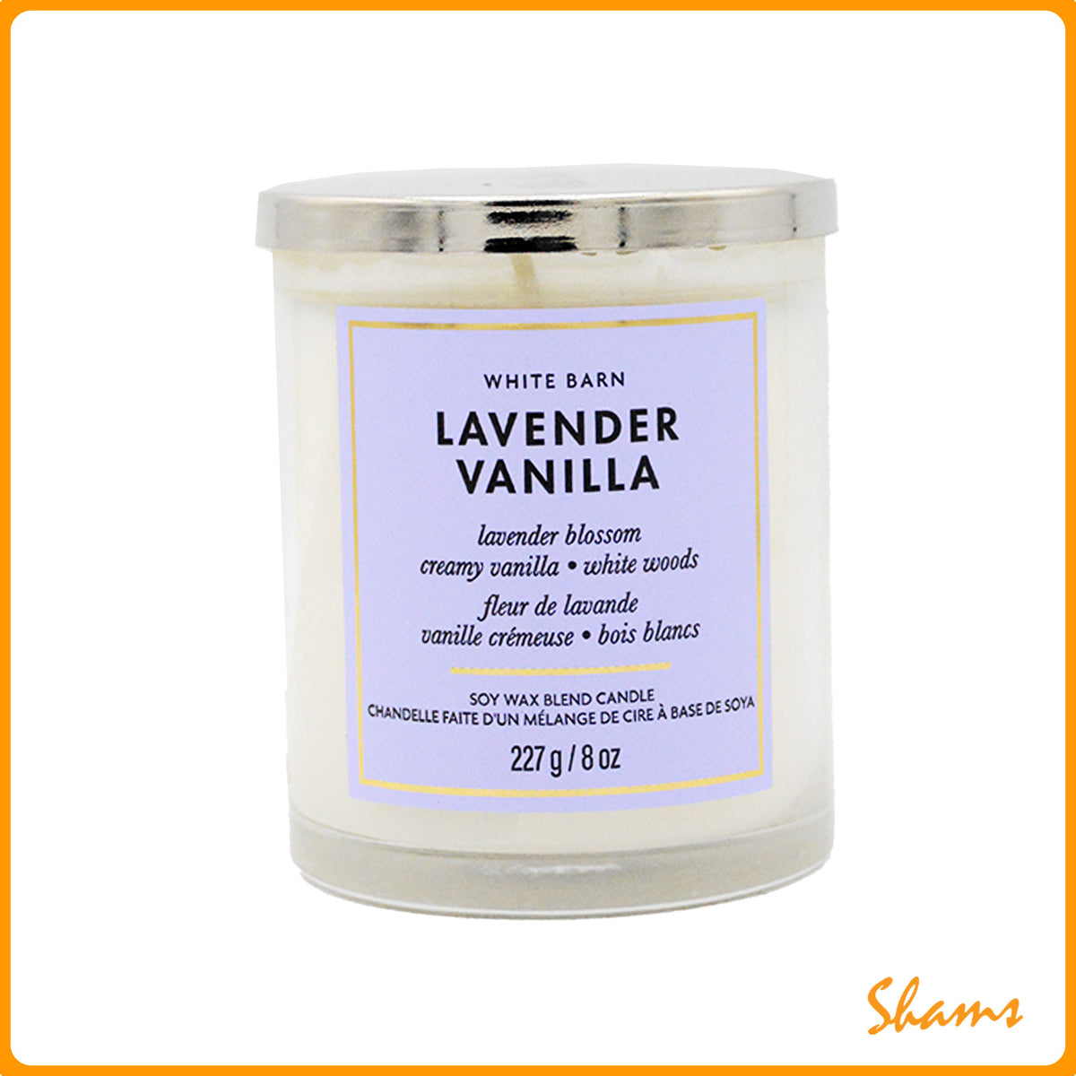 BBW Lavender Vanilla Scented Candle 277g