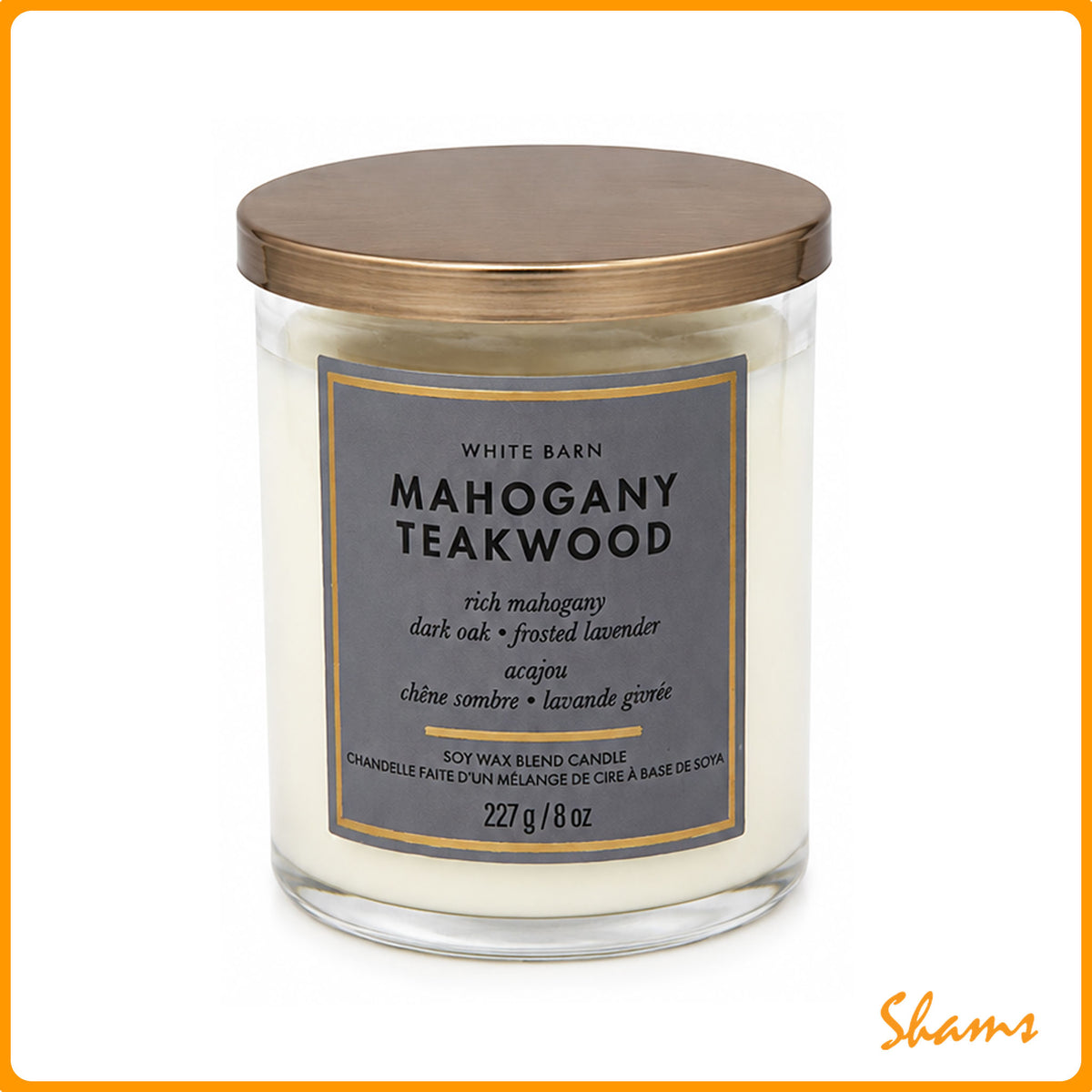 BBW Mahogany Teakwood Scented Candle 277g