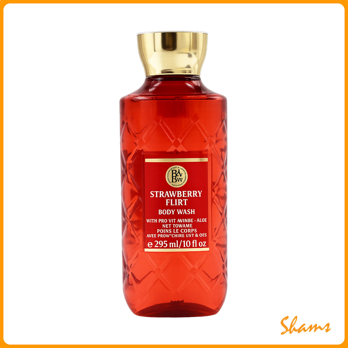 BBW Strawberry Flirt Body Wash 295ML