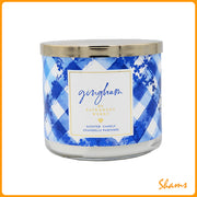 BBW Gingham Wick Candle 411g