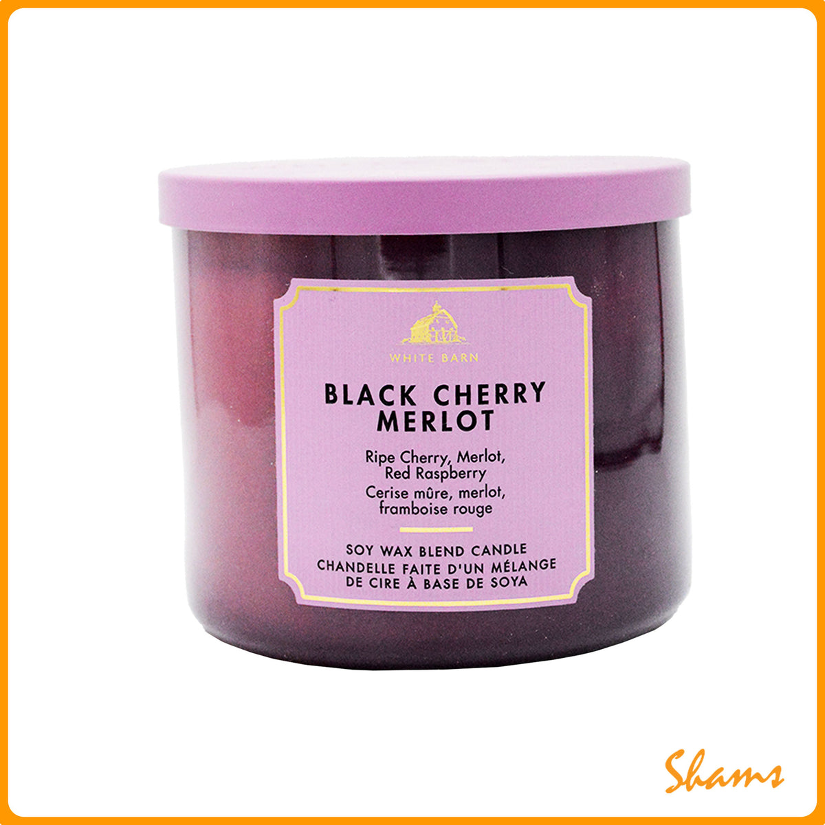 BBW Black Cherry Merlot Wick Candle 411g