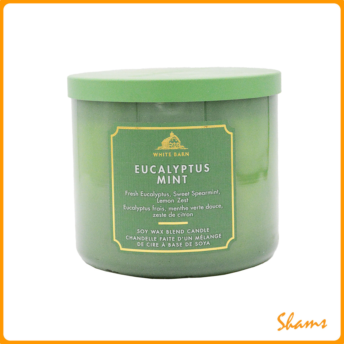 BBW Educalyptus Mint Wick Candle 411g