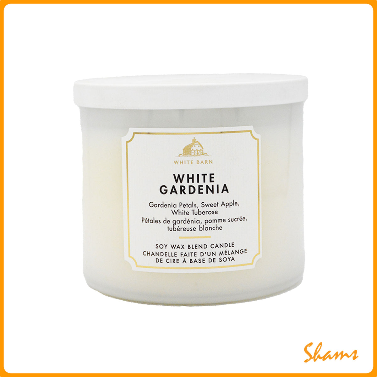 BBW White Gardenia Wick Candle 411g