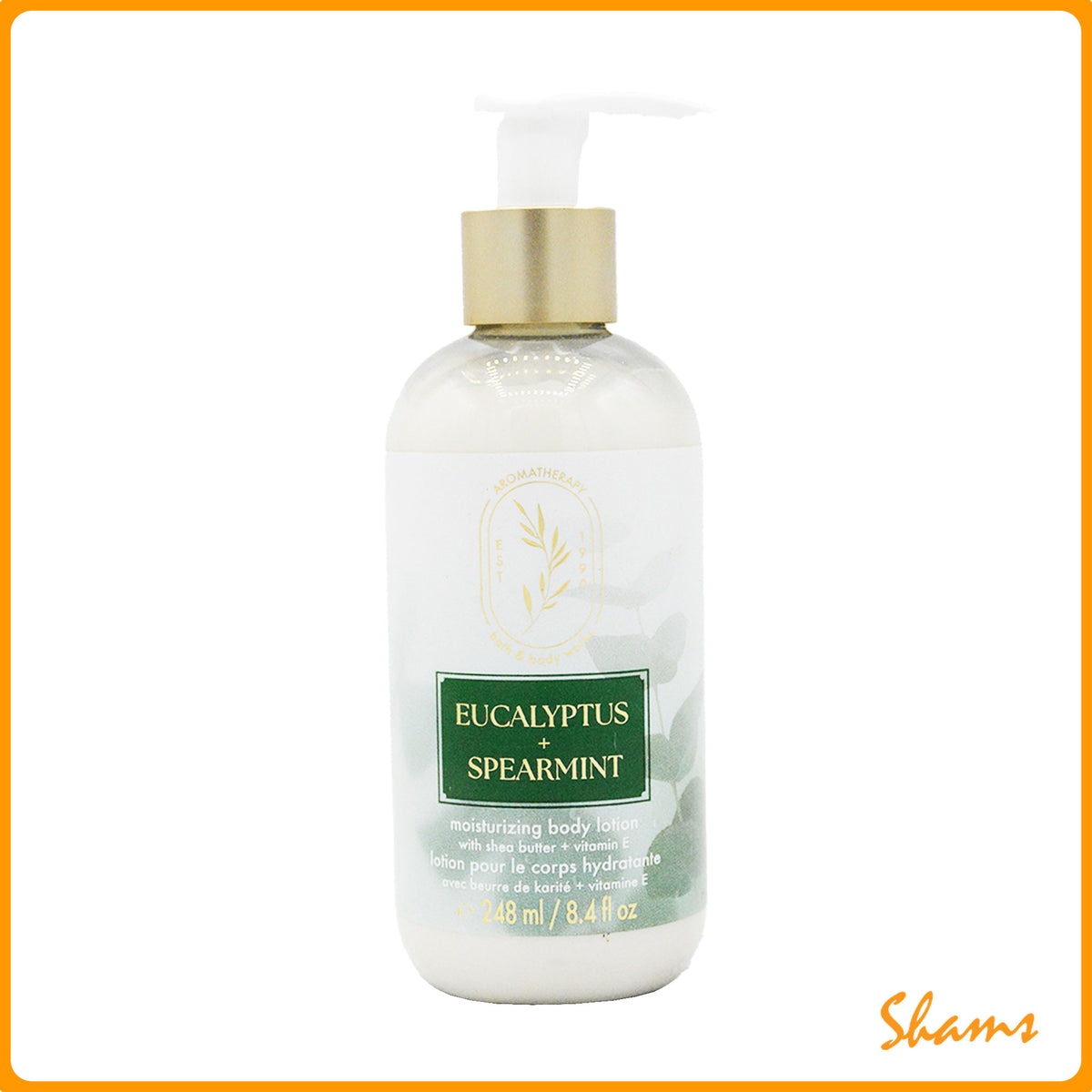 BBW Eucalyptus + Spearmint Moisturizing Body lotion 248ml
