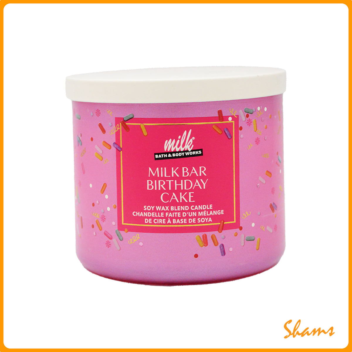 BBW Milk Bar Birthday Cake Wick Candle 411g