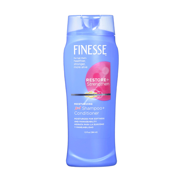 Finesse Restore Strengthen 2in1 Shampoo 384ml