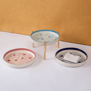 Tableware Filigree Platter Turquise 14" EW00266 - Shams Shopping Centre Tableware  