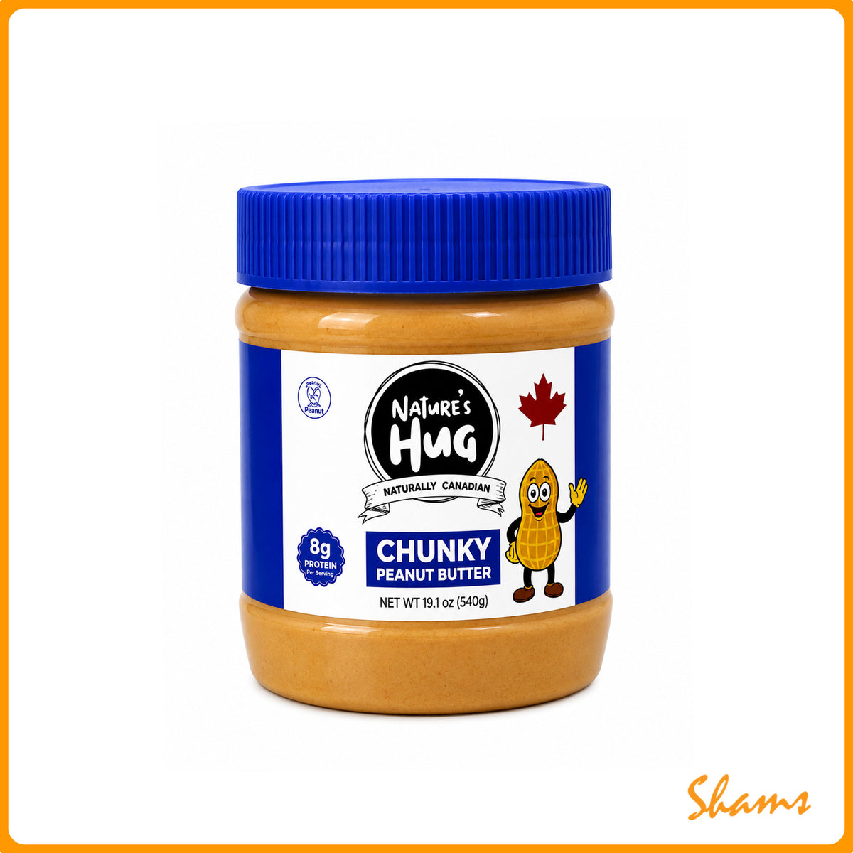 Nature's Hug Chunky Peanut Butter 340g