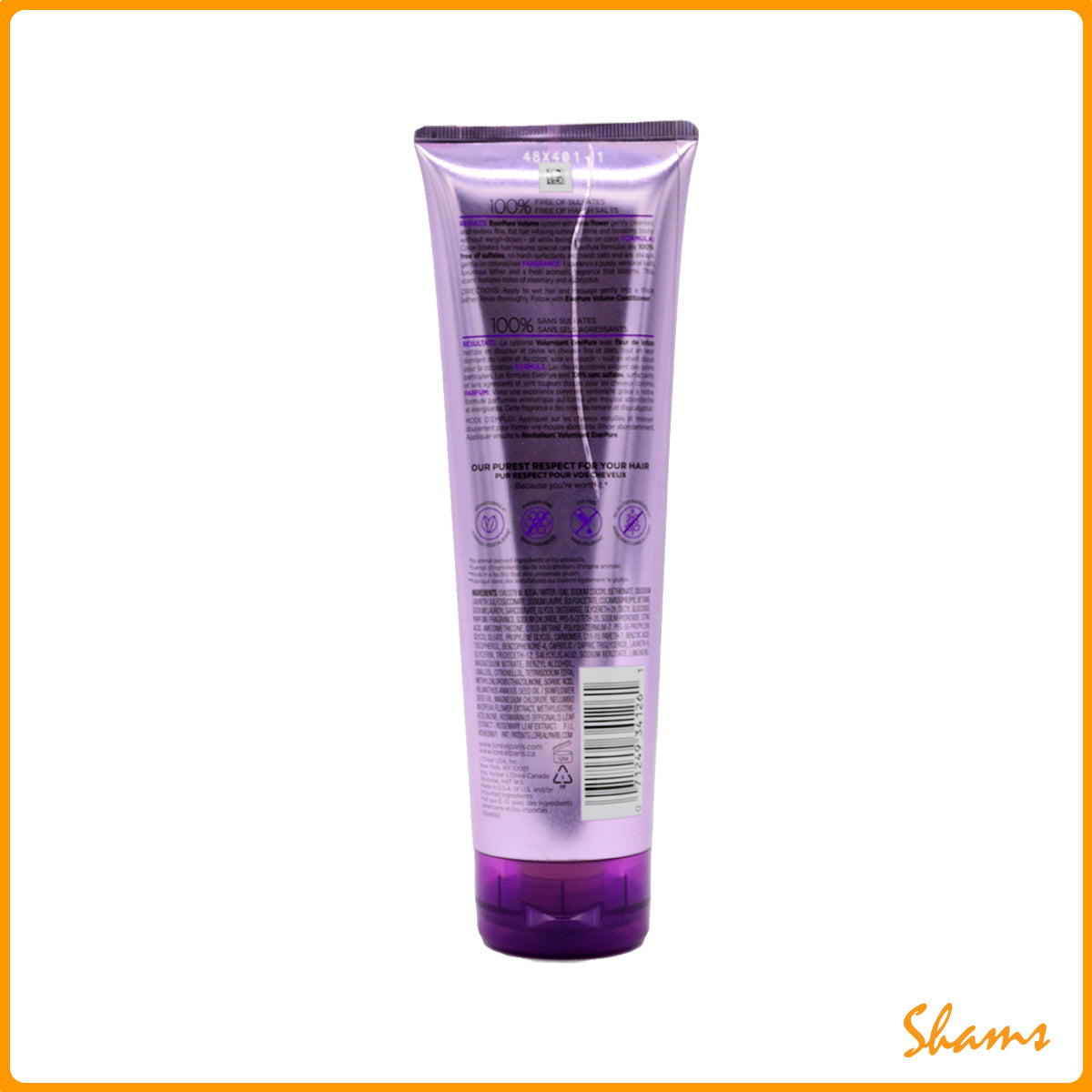 Loreal Ever Pure Lotus Volume Shampoo 250ml