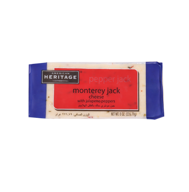 Heritage Pepper Jack & Monterey Jack Cheese 226.79g