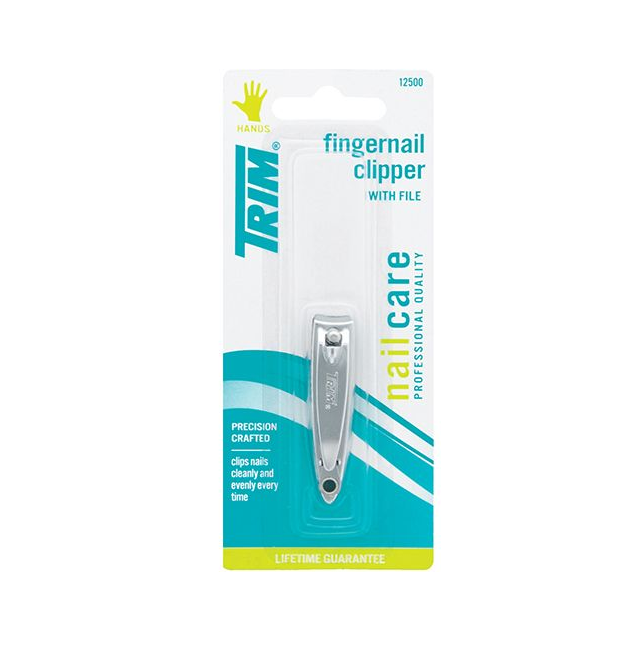 Trim Nail Care Fingernail Clipper with File 12979