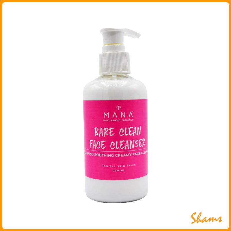 MANA Bare Clean Face Cleanser 220ml