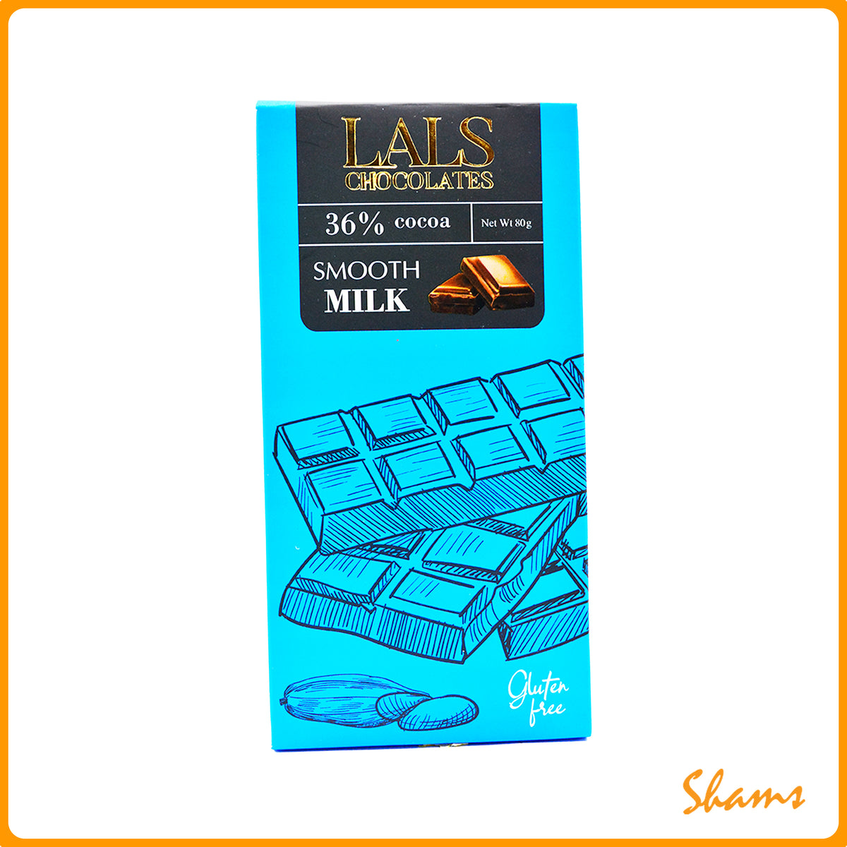 Lals Chocolate 36% Cocoa Smooth Milk 85g