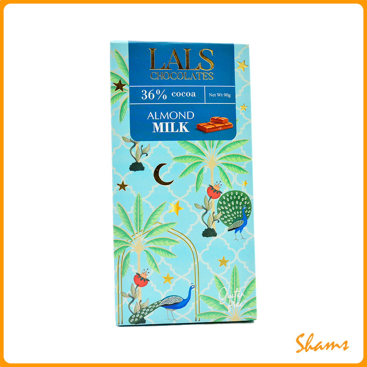 Lals Chocolate 36% Cocoa Almond Milk 90g