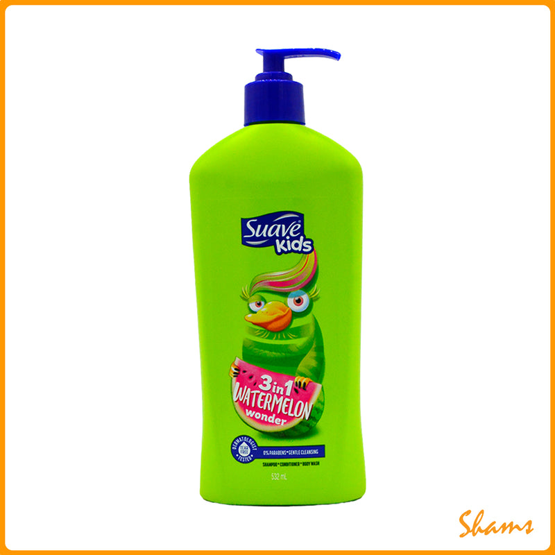 Suave Kids Watermelon Wonder 3in1 Shampoo 532ml