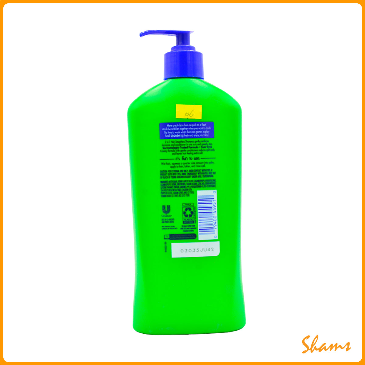 Suave Kids Smoothing Strawberry Blast 2in1 Shampoo & Conditioner 532ml