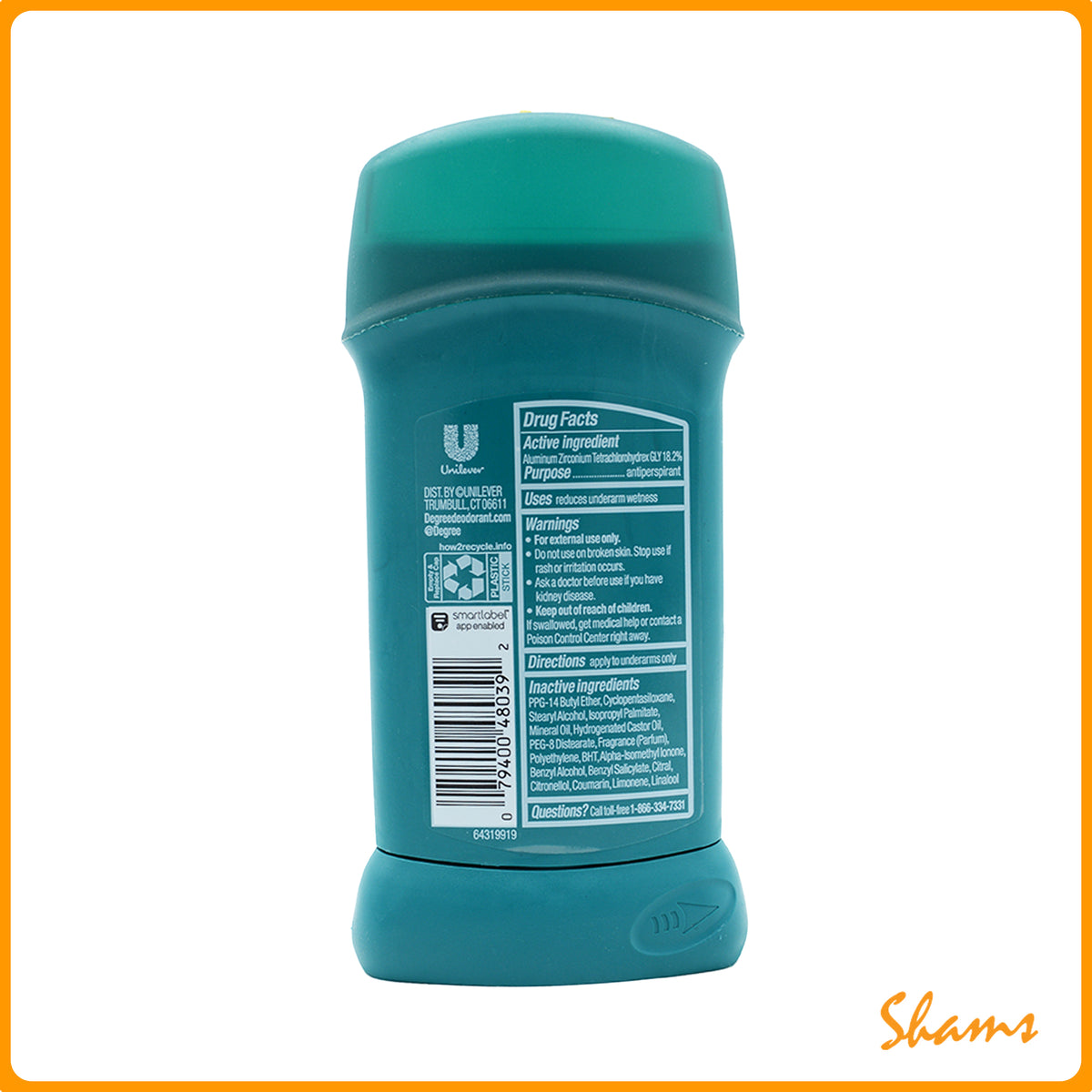 Degree Wild Woods Antipersprant Deodrant 76g
