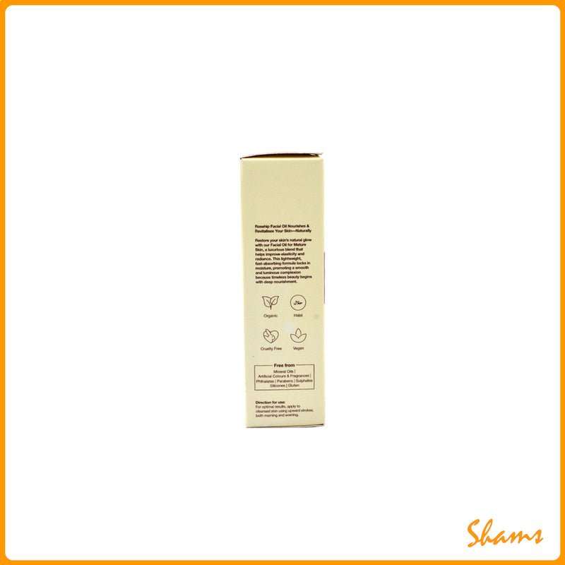 North Naturals Rosehip Facial Oil for Mature Skin 30ml