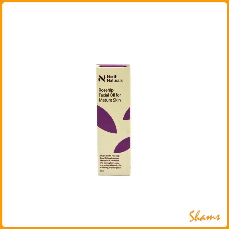 North Naturals Rosehip Facial Oil for Mature Skin 30ml