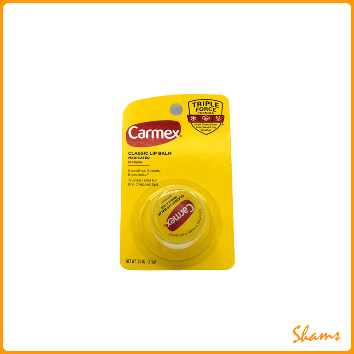 Carmex Classic Lip Balm Medicated Lip 7.5g