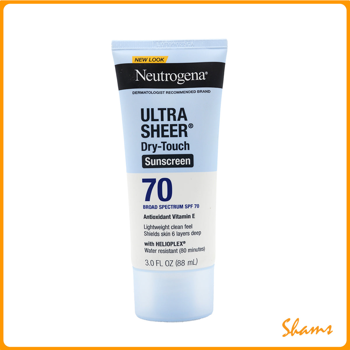 Neutrogena Ultra Sheer Dry Touch Sunscreen SPF70 88ml