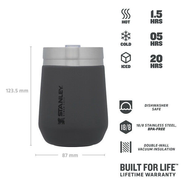Stanley Go Everyday Tumbler | 0.29L | Charcoal