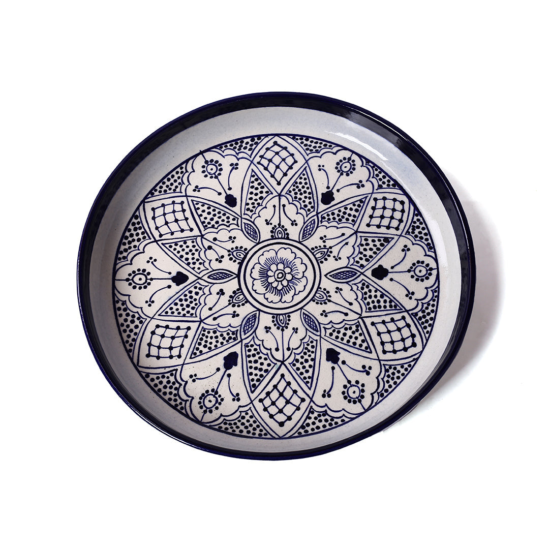 Tableware Turquoise Marrakech 14" 00006 - Shams Shopping Centre Tableware  
