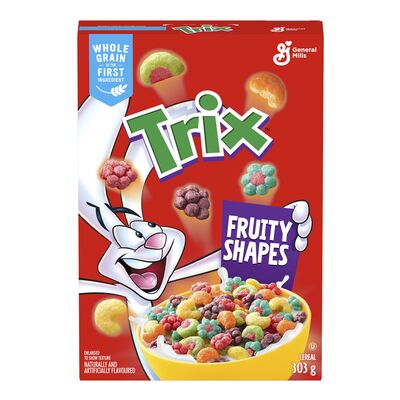 GM Trix Fruity Shapes Cereal 303g