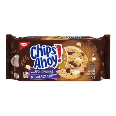 Chips Ahoy Chunks Triple Chocolate 251g - Shams Shopping Centre Chips Ahoy  