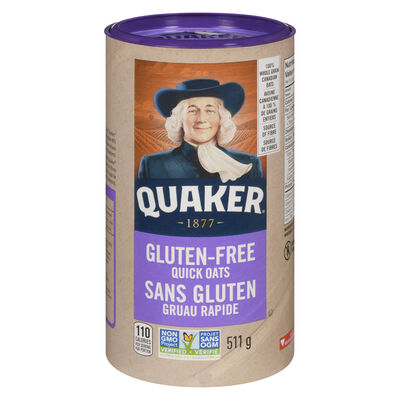Quaker Oats Quaker Gluten-Free Quick Oats 511g - Shams Shopping Centre Quaker  