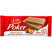 Lago Waffer Poker Nocciola 45g - Shams Shopping Centre Lago  