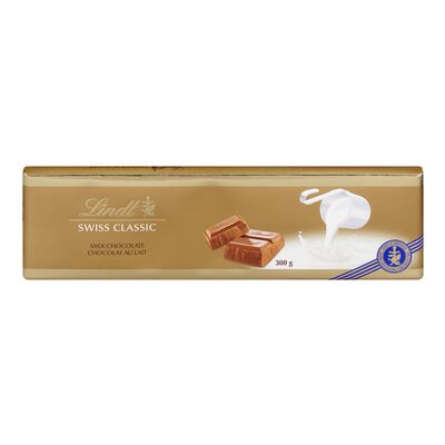 Lindt Swiss Classic Milk Chocolate Bar 300g