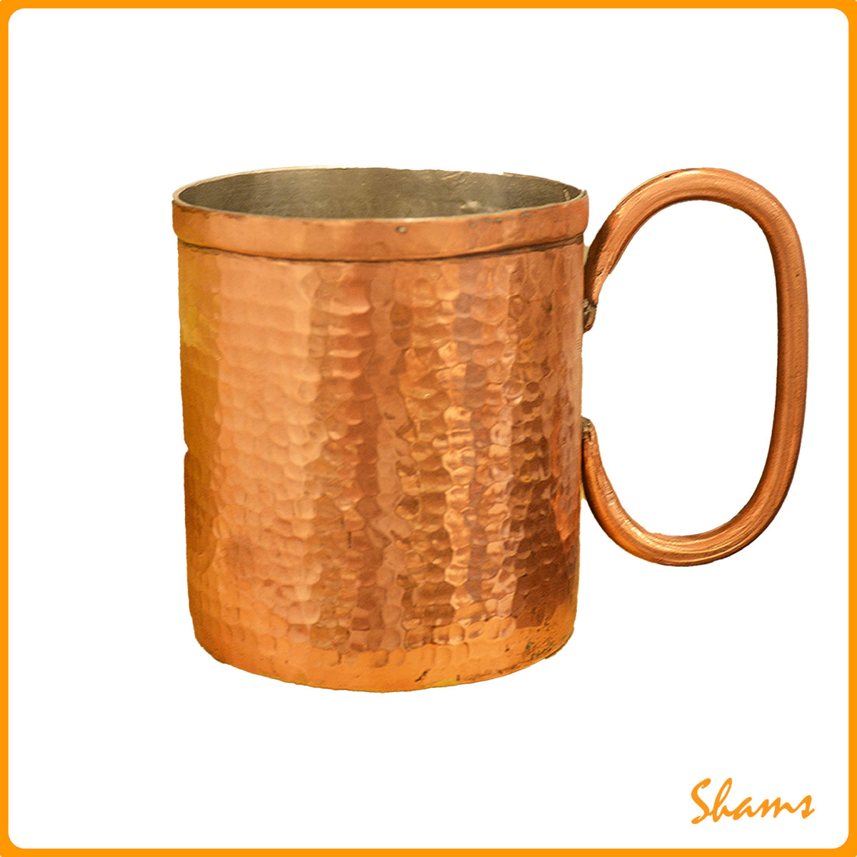 Laluna Copper Hammered Large Mug