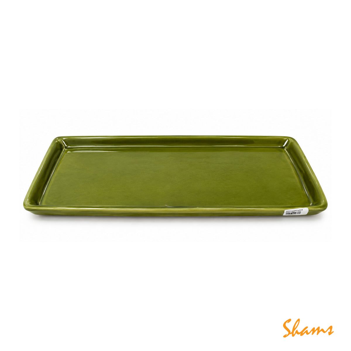 Tableware Rectangular Green Plater 15*7 EW00310