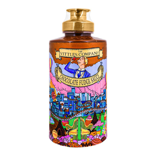 The Vittles Chocolate Fudge Sauce Bottle 450g