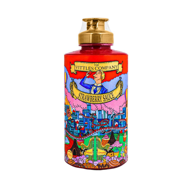 The Vittles Strawberry Sauce Bottle 450g