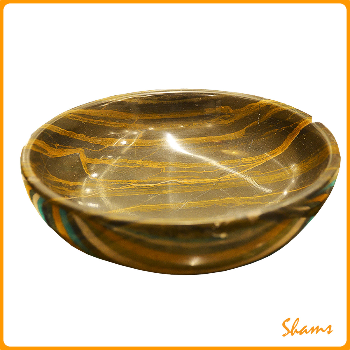 Laluna Tiger Eye Bowl 6"
