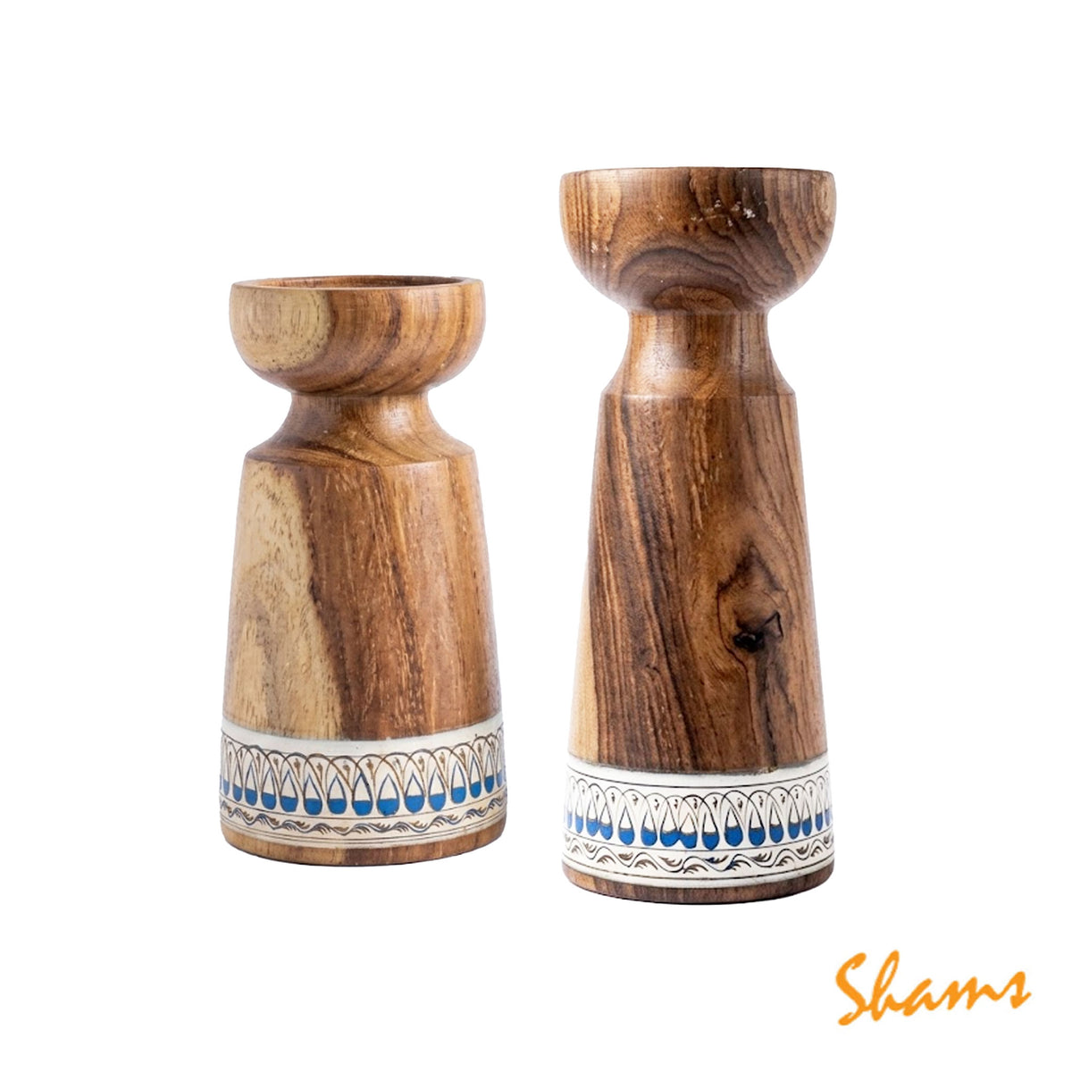Udaari Crafts Glow and Grain Sheesham Wood