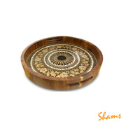 Udaari Crafts Zarri Tray Sheesham Wood & MDF