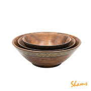 Udaari Noir Bowl Set Sheesham Wood
