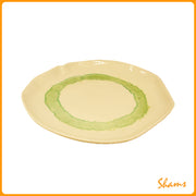 Tableware Splash Platter White & Green TBL80