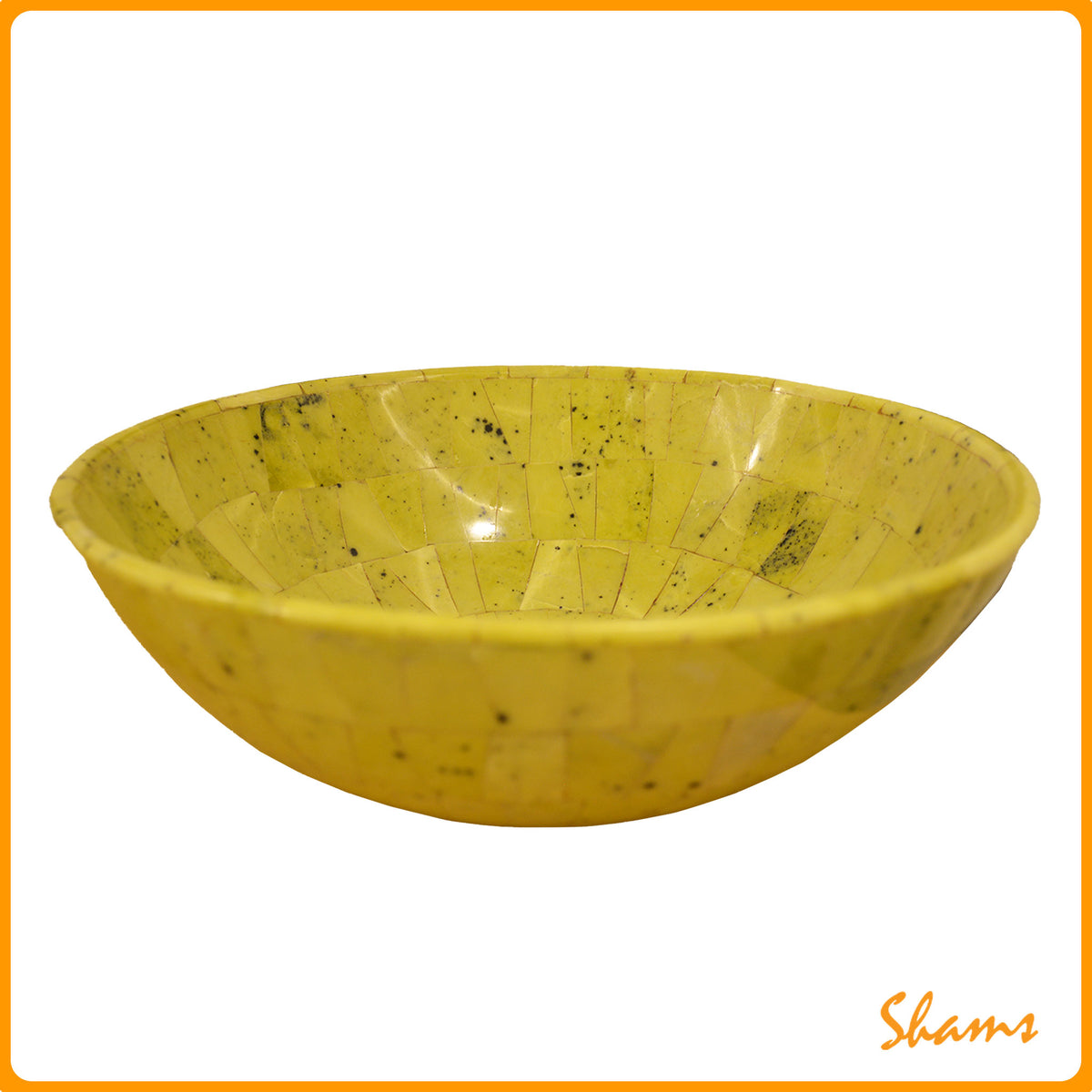 Laluna Yellow Serpentine 12 bowl