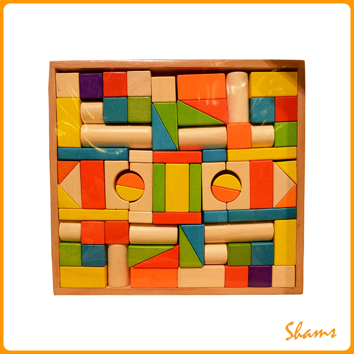 Tiny Tumble Blocks 74 pcs
