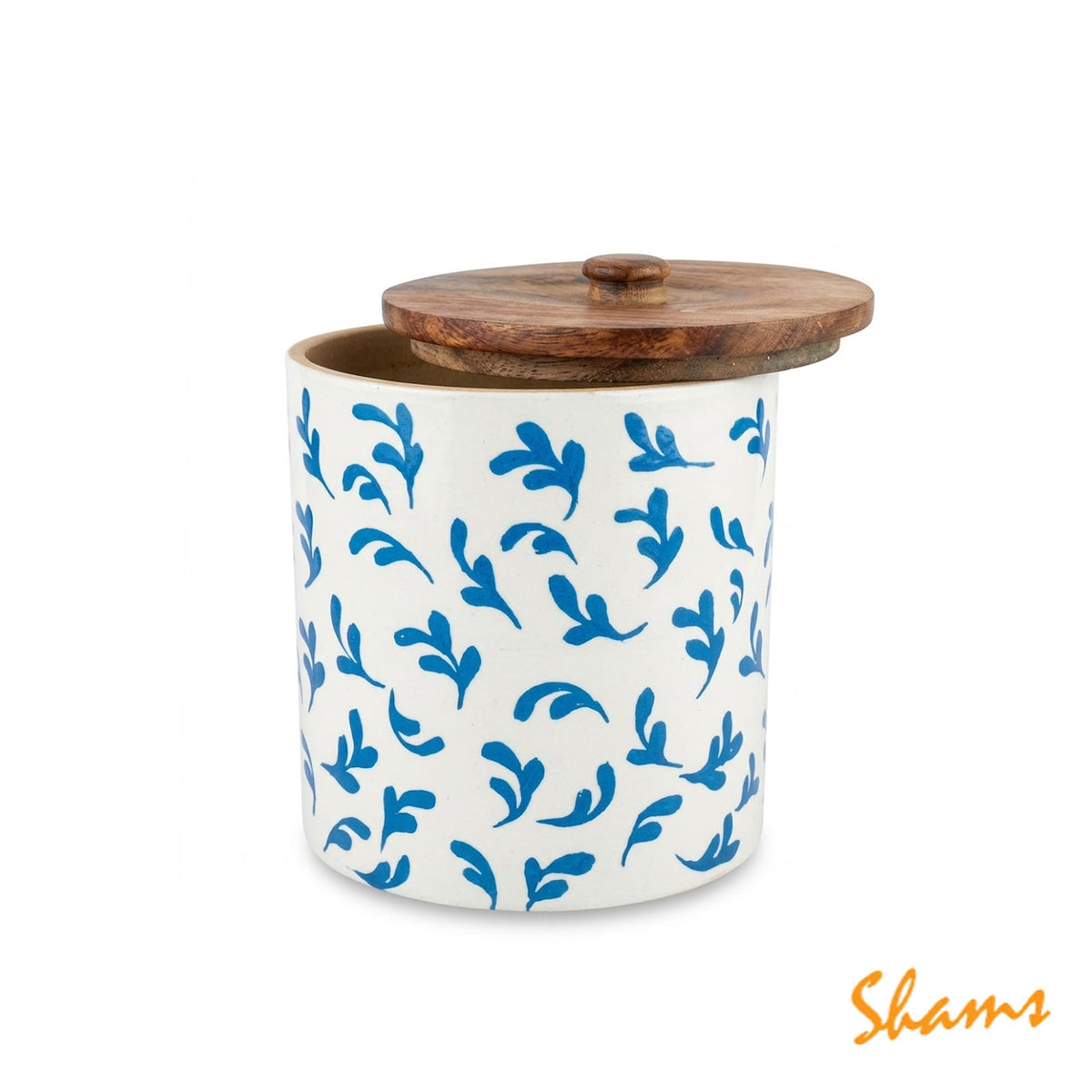 Udaari Crafts Mystic Blue Naqshi Jar