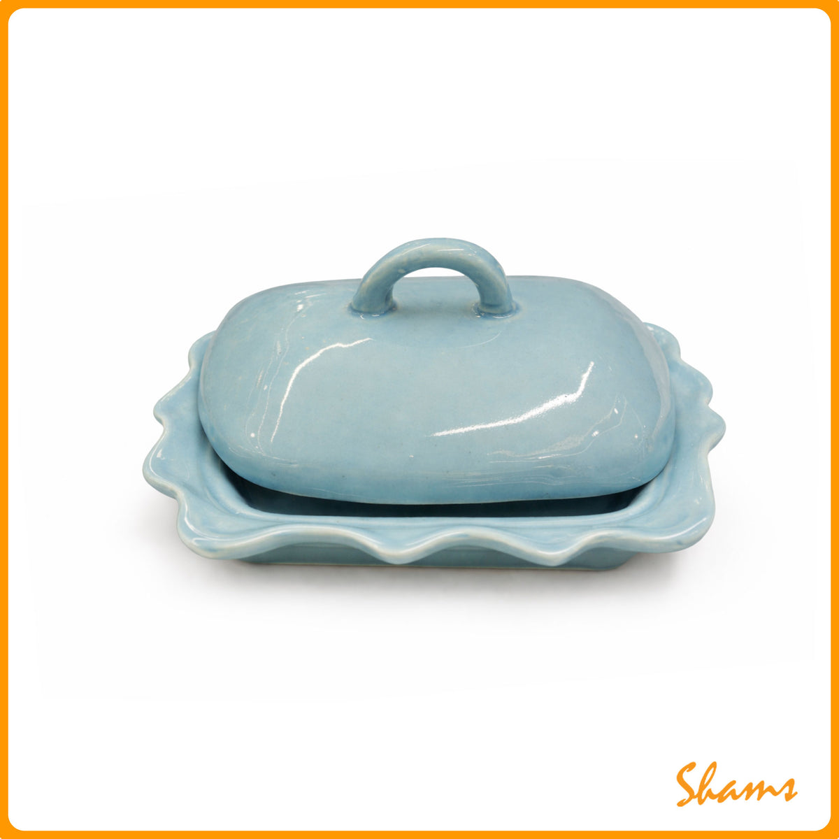 Tableware Butter Dish Turqoise