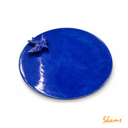 Tableware Blue Cake Plate With Bird TBL642