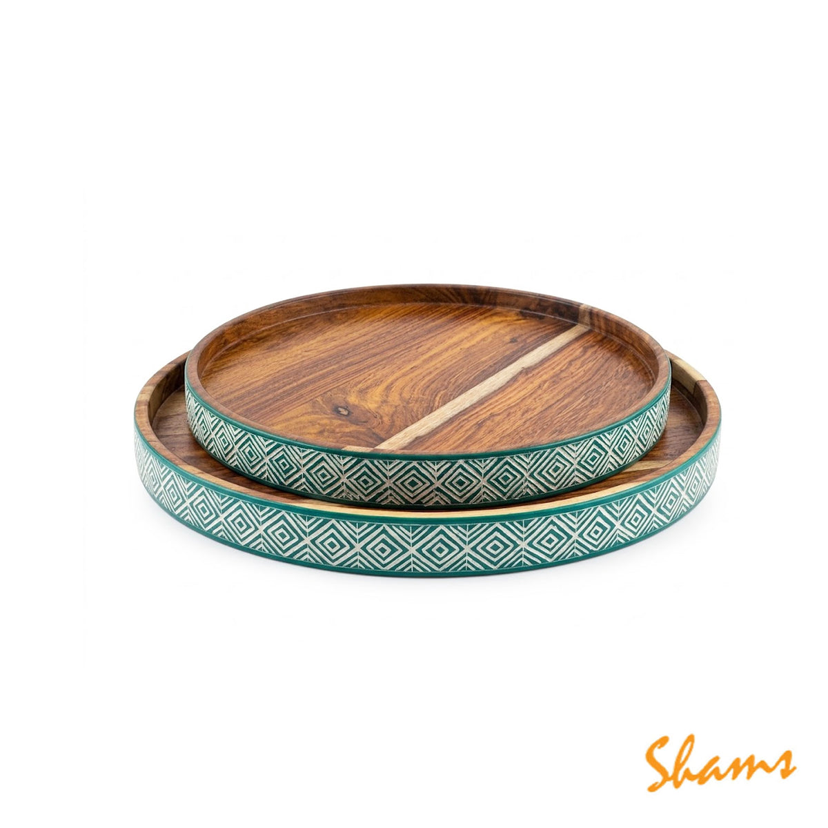 Udaari Crafts Sweet Haven Plate Set - Green