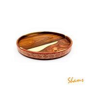 Udaari Crafts Small Muse Plate Stand - Red