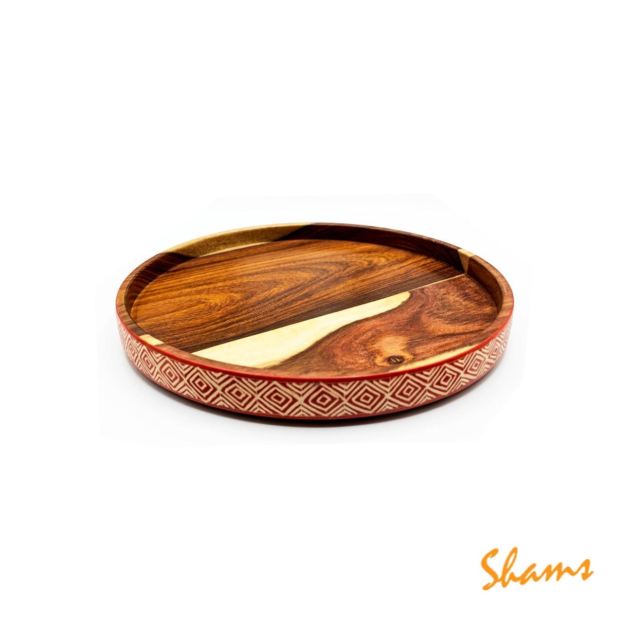 Udaari Crafts Small Muse Plate Stand - Red